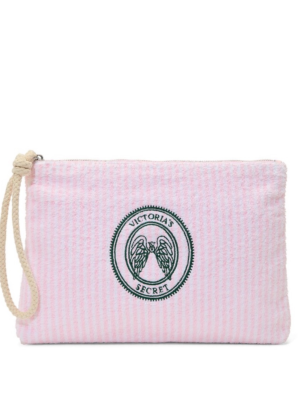 NWT NIP Terry Large Pouch Wristlet | Victoria's Secret $40